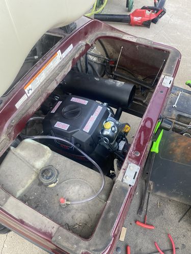 Customer photo review of Predator 22hp Installation Kit for Yamaha G29/Drive Golf Carts