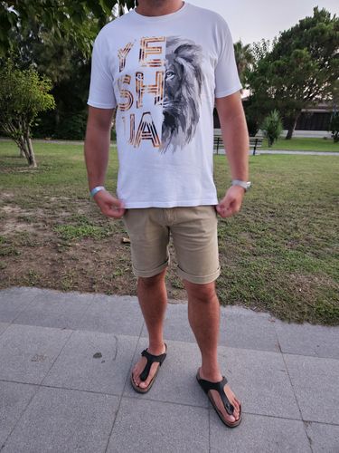Kundenbewertung mit Foto zu Yeshua - Herren Premium Organic Shirt