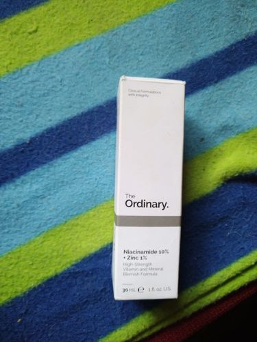Customer photo review of Niacinamide 10% + Zinc 1% Oil Control Serum