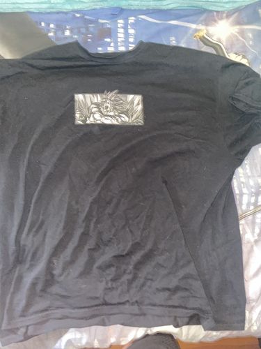 Customer photo review of Broly Greyscale Tee