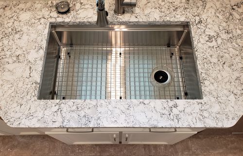 Customer photo review of GRID - 31" stainless steel sink grid for reversible drain sink 5LS31c-8