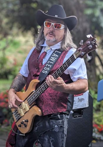 Customer photo review of Classy Men's Pink Black Paisley Silk Vest Necktie Pocket square Cufflinks