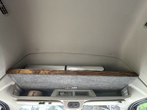 Customer photo review of Ford Transit Headliner Shelf DIY Kit