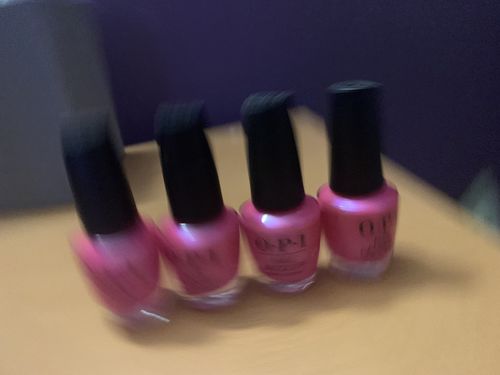 Customer photo review of OPI Polish N36 - Hotter Than You Pink