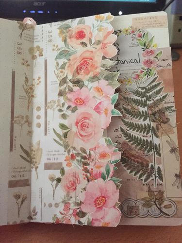 Customer photo review of Mind Wave Vintage Clear Masking Tape - Collage