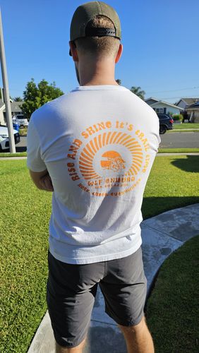 Customer photo review of Rise & Shine Tee