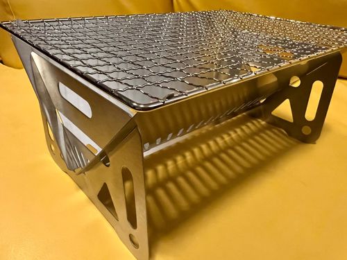 Customer photo review of Churrasqueira Portátil Pro Fishing Brasil - Super Pratica de Usar + Frete Grátis