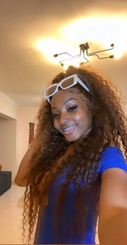 Customer photo review of Ombre Highlights Piano Brown Water Wave 13x4 Lace Front Wig