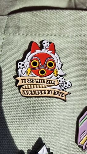 Customer photo review of Studio Ghibli Enamel Pins