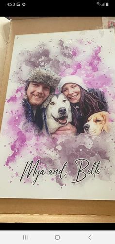 undefined review of Your Dog as Watercolor Portrait image 1 out of 1