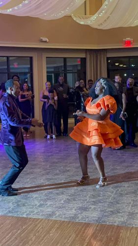 Customer photo review of Amber Midi Dress