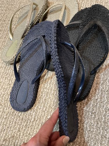 Customer photo review of Ilse Jacobsen Flip Flops - Indigo