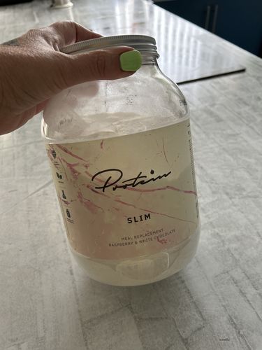 Customer photo review of Slim Meal Replacement | 34 Meals + Free Pink Shaker