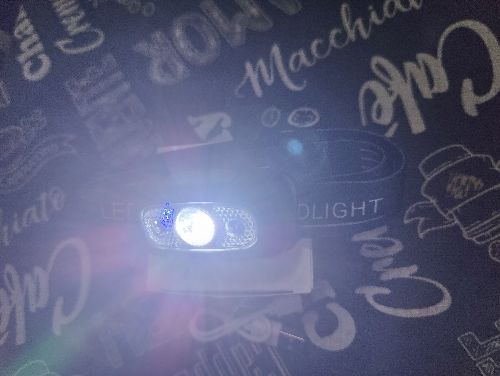 Customer photo review of Lanterna de Cabeça Headlight Full LED À Prova D'Água - Super Resistente + Frete Grátis