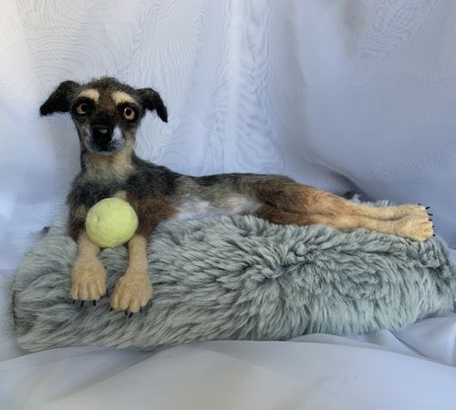 Customer photo review of Carded Felting Wool - F-11, 100% Wool