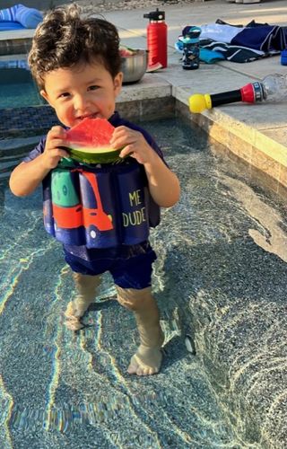 Customer photo review of The Floatee with UV Protection (6 months - 8 years)