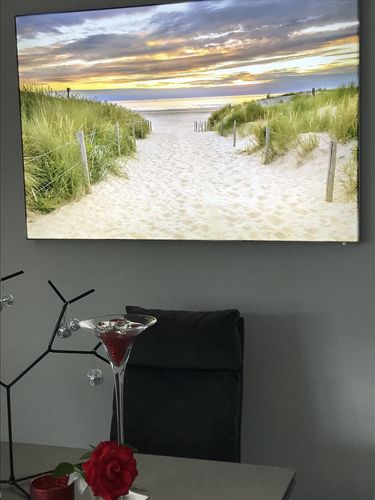 Customer photo review of Canvalight® Leuchtbild | Dünen am Nordseestrand No.2 | Querformat