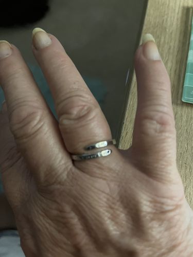 Customer photo review of I Am Enough Ring