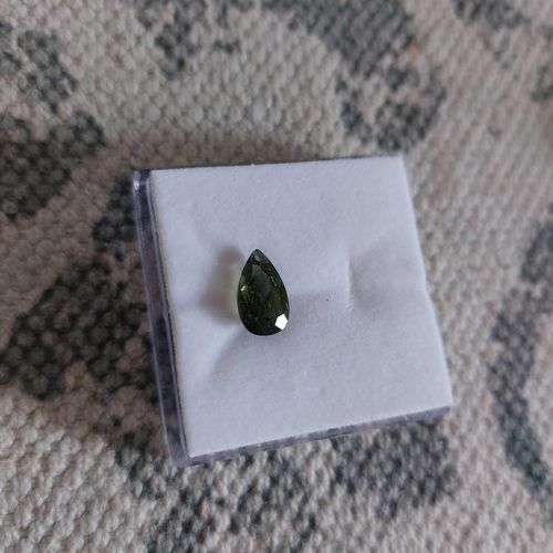 Customer photo review of Moldavite Close Out 12x7mm 2.00 Carats