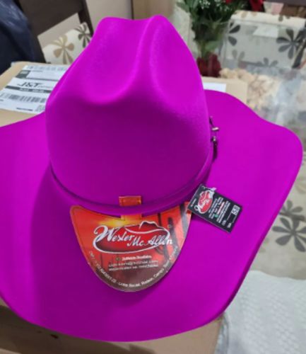 Customer photo review of Chapéu Country Americano Rosa/Pink