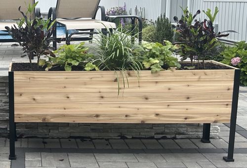 Customer photo review of 18" x 72" Raised Garden Bed