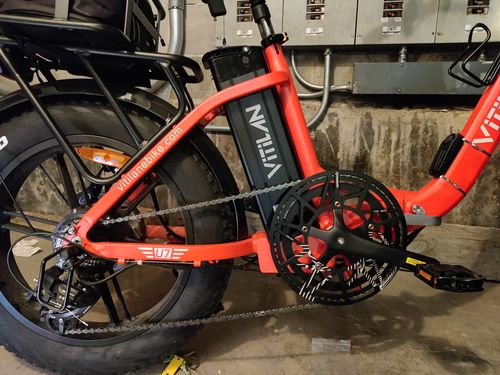 Customer photo review of U7 Step-thru Foldable Fat Tire Electric Bike