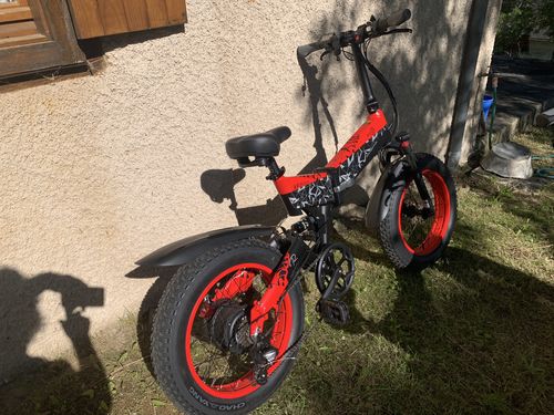 Customer photo review of Bezior XF200 Electric Mountain Folding Bike