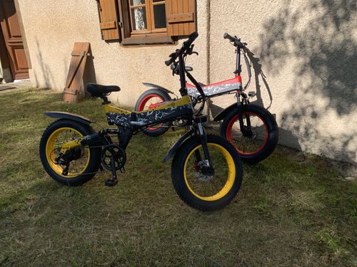 Customer photo review of Bezior XF200 Electric Mountain Folding Bike