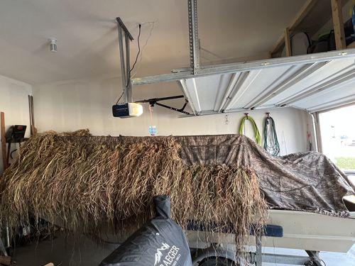 Customer photo review of Hunting Blind Raffia Grass (Pack)