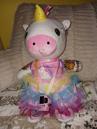 Customer photo review of Candy the Unicorn