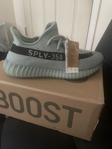 Customer photo review of Adidas Yeezy Boost 350 V2 'Salt' Blue