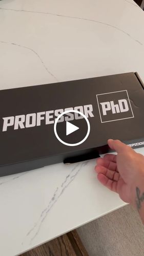 Customer video review of White PhD 16MM Raw Carbon Super Spin Paddle