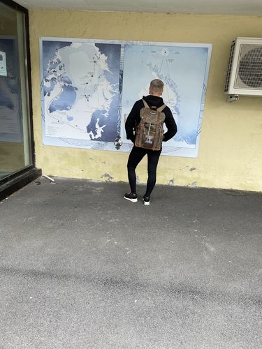 Customer photo review of Rucksack mit Patch / Olivgrau (🌲)