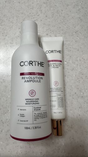 Customer photo review of Corthe Dermo Rejuvenation Eye + Neck Cream