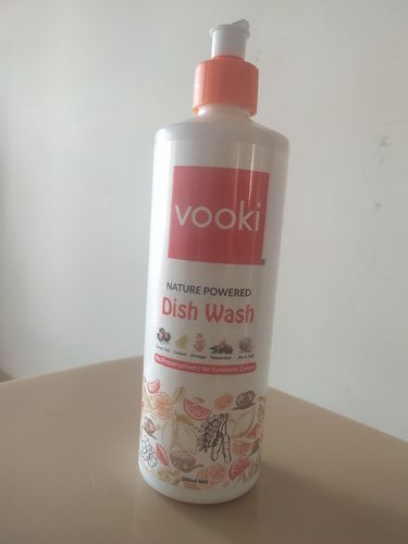 Customer photo review of Nature Powered Dishwash Liquid - 500 ML