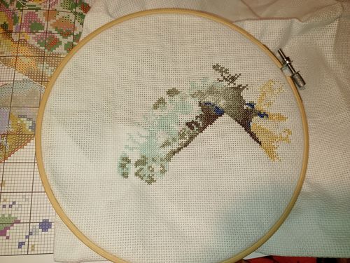 Customer photo review of Kreuzstich - Die Größe der Langlebigkeit | 30x30 cm