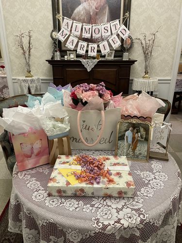 Customer photo review of Just Married banner