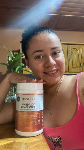 Customer photo review of COLÁGENO HIDROLIZADO CON VITAMINA C, D3, BIOTINA Y SEMILLAS DE UVA