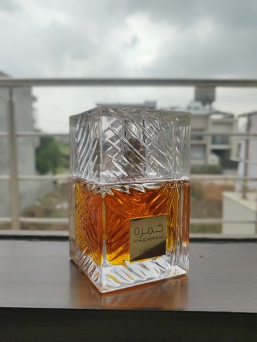 Customer photo review of Lattafa Khamrah Eau De Parfum For Unisex