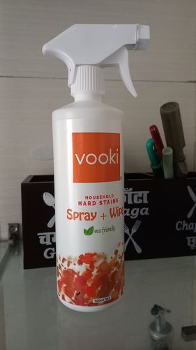 Customer photo review of Hard Stain Spray + Wipe for Tough Stains In Kitchen Walls, Exhaust Fan, Crayon And Adhesive Marks-500ML