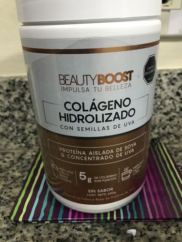 Customer photo review of COLÁGENO HIDROLIZADO CON VITAMINA C, D3, BIOTINA Y SEMILLAS DE UVA