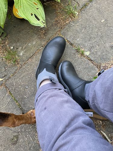 Customer photo review of Blaze Neoprene Wellingtons Black/Grey