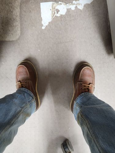 Customer photo review of 6 Inch Moc Steel Toe Boot