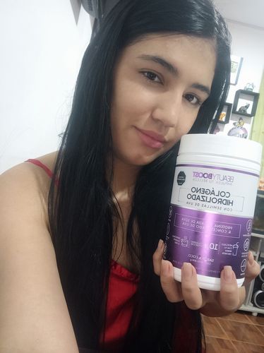 Customer photo review of COLÁGENO HIDROLIZADO CON VITAMINA C, D3, BIOTINA Y SEMILLAS DE UVA
