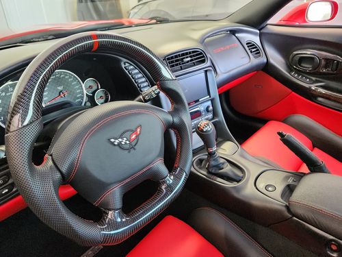 Customer photo review of C5 Chevy Corvette Custom Steering Wheel Airbag Cover With Airbag