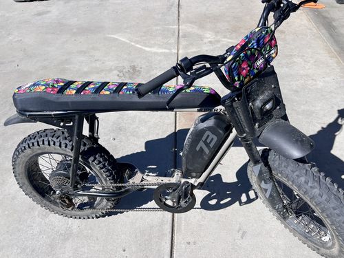 Customer photo review of Custom Seat Cover: Super 73 R/RX/S2 Series