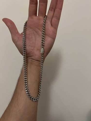 Customer photo review of Cuban (Silver) 8mm