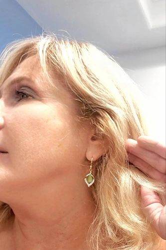 Customer photo review of Slimaoo™ Lymph Flow Magnetogen Earrings(🔥LAST DAY SALE-80% OFF)