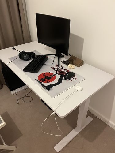 Customer photo review of Classic Desk Height Adjustable