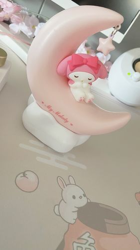 Customer photo review of Cinnamoroll & Kuromi Sweet Dream Moon Star Night Light